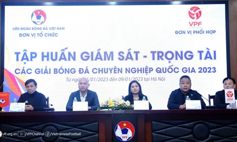 VFF và VPF tổ chức tập huấn giám sát, trọng tài các giải bóng đá chuyên nghiệp Quốc gia 2023, khu vực phía Bắc