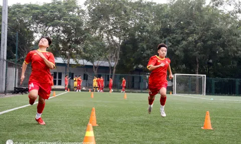 Đội tuyển U17 nữ Việt Nam chuẩn bị cho vòng loại U17 nữ châu Á 2024