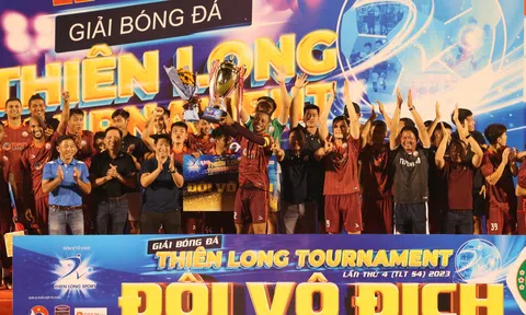 Câu lạc bộ Topenland Bình Định lên ngôi vô địch Thiên Long Tournament 2023