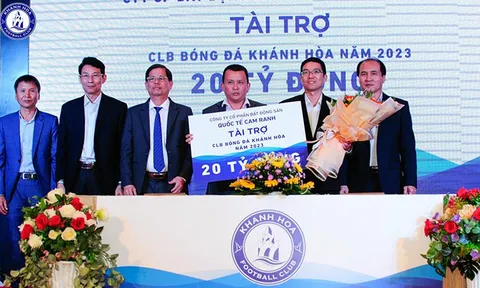 Câu lạc bộ Khánh Hòa được thưởng 50 triệu đồng cho mỗi bàn thắng ở V.League 2023