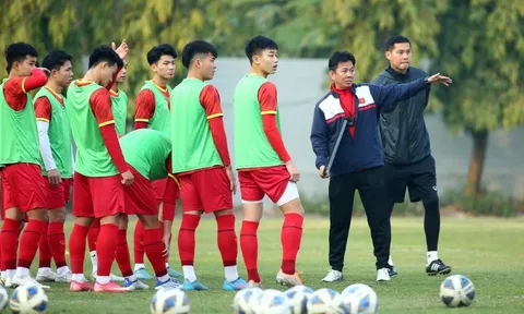Đội tuyển U20 Việt Nam rèn thể lực ở cường độ cao chuẩn bị cho Vòng chung kết U20 châu Á