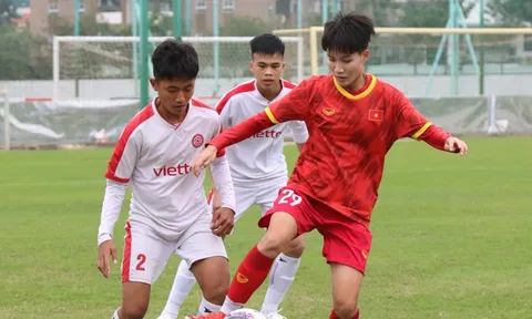 Đội tuyển nữ U20 Việt Nam thử sức với “quân xanh” U15 Viettel FC