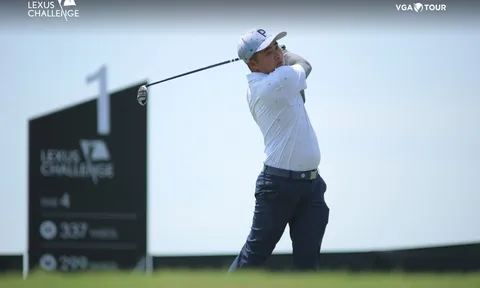 Ngày thi đấu thứ hai, giải Golf chuyên nghiệp Lexus Challenge 2023: Nguyễn Hữu Quyết ghi điểm HIO