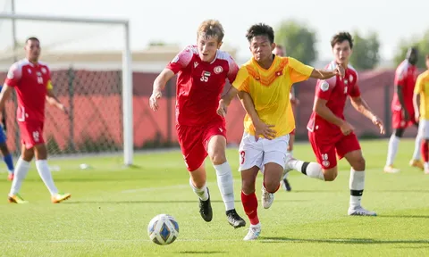 Đội tuyển U20 Việt Nam để thua Dubai City FC trong trận giao hữu trước thềm Vòng chung kết U20 châu Á