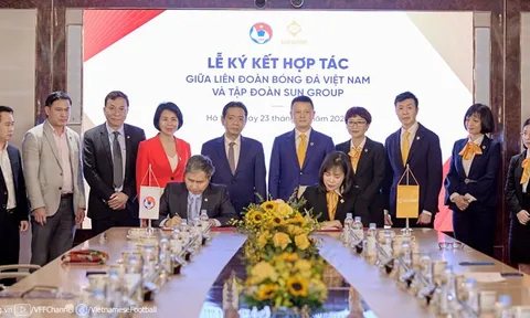 VFF và Tập đoàn Sun Group hợp tác cùng phát triển bóng đá Việt Nam
