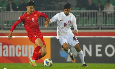 Vòng chung kết giải Bóng đá U20 châu Á: Thắng Qatar, U20 Việt Nam vươn lên dẫn đầu bảng B