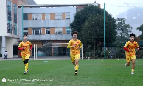 Đội tuyển nữ Việt Nam tăng cường độ tập luyện chuẩn bị Vòng loại thứ nhất Olympic 2024