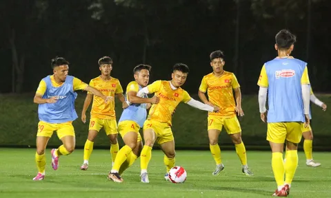 Đội tuyển U23 Việt Nam sẵn sàng cho cuộc đối đầu với U23 Iraq