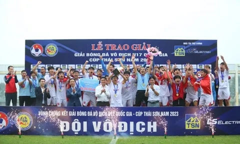 Giải Bóng đá U17 Quốc gia 2023: Viettel giành ngôi vô địch
