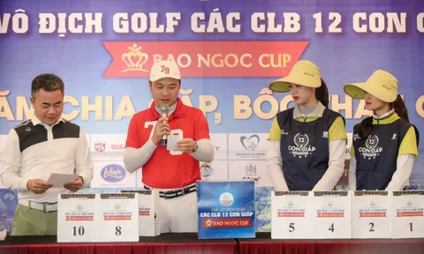 Bốc thăm xếp cặp thi đấu giải Golf vô địch các câu lạc bộ 12 con giáp năm 2023