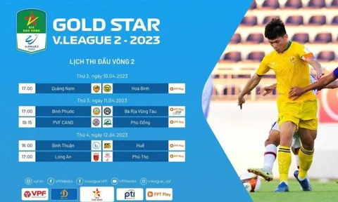 Trước vòng 2 giải hạng Nhất Quốc gia 2023: Hấp dẫn ngay từ “khai cuộc”