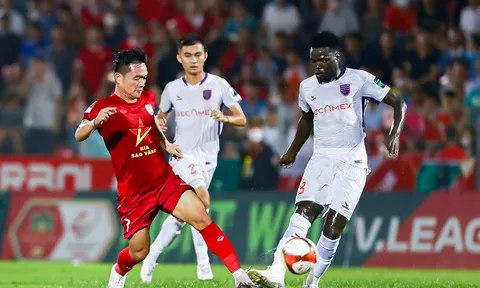 Vòng 7 V.League 2023: Thua Hồng Lĩnh Hà Tĩnh, Becamex Bình Dương đứng cuối Bảng xếp hạng