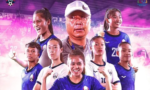 Đội tuyển bóng đá nữ Campuchia lần đầu vào bán kết SEA Games