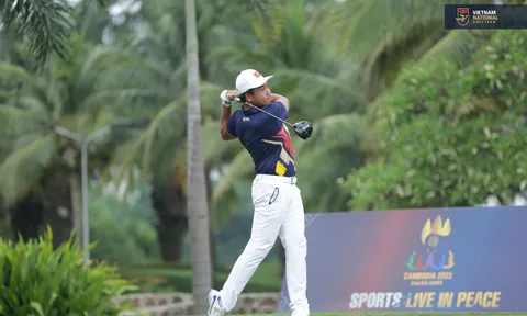 Môn Golf SEA Games 32: Đánh bại Lào, Việt Nam chạm trán Indonesia ở bán kết đồng đội nam