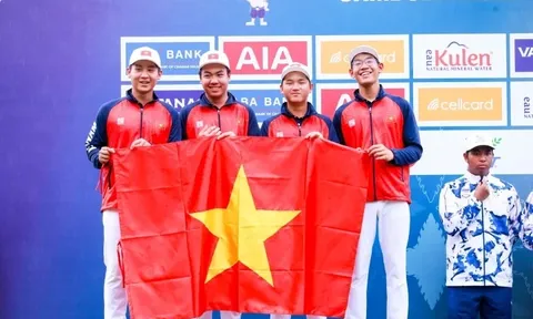 Đội tuyển golf Việt Nam viết nên lịch sử tại SEA Games 32