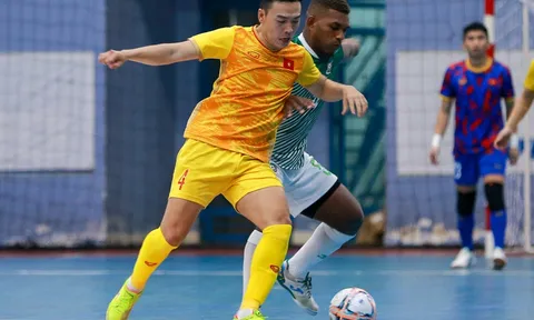 Đội tuyển futsal Việt Nam tiếp tục thắng đậm trong trận giao hữu lượt về với đội tuyển futsal Quẩn đảo Solomon
