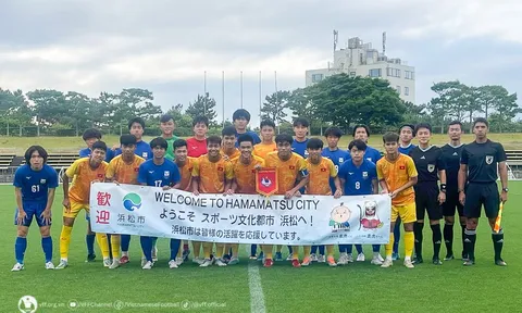 Đội tuyển U17 Việt Nam bị Đại học Tokoha cầm hoà trong trận giao hữu tại Hamamatsu