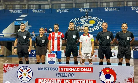 Tuyển futsal Việt Nam hòa kịch tính Paraguay sau khi bị dẫn trước 3 bàn