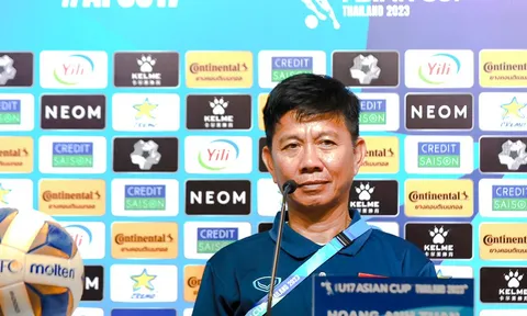 Huấn luyện viên Hoàng Anh Tuấn: “Hòa là kết quả hợp lý và phù hợp với diễn biến trên sân”