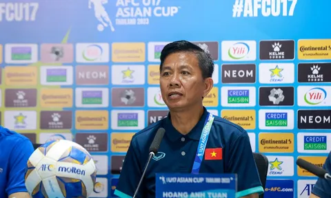 Huấn luyện viên Hoàng Anh Tuấn: “Đội tuyển U17 Việt Nam vẫn còn cơ hội đi tiếp nếu thắng Uzbekistan”