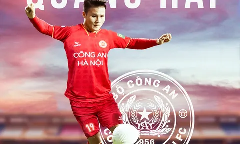 Nguyễn Quang Hải khoác áo câu lạc bộ Công an Hà Nội