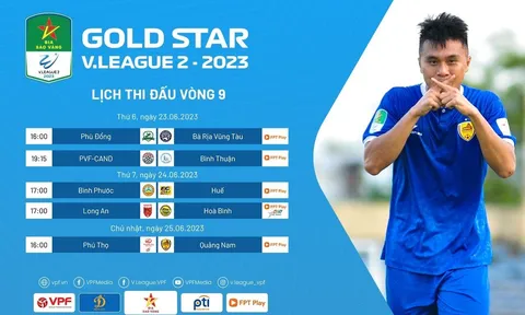 Trước vòng 9 giải hạng Nhất Quốc gia 2023: Cuộc đua “song mã”
