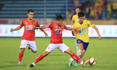 Vòng 12 V.League 2023: Thép xanh Nam Định chia điểm với Đông Á Thanh Hoá