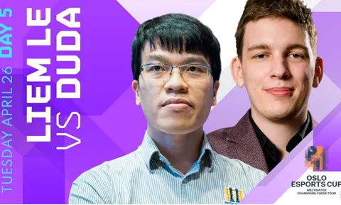 Quang Liêm thắng nhà vô địch World Cup cờ Vua tại Oslo Esports Cup 2022