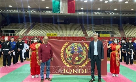 Tự hào phát triển võ thuật cổ truyền Việt Nam tại Italy