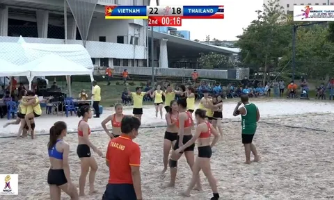 Bóng ném nữ bãi biển Việt Nam đoạt ngôi vô địch châu Á 2022