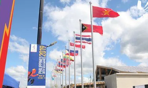 Lễ Thượng cờ Việt Nam các nước dự SEA Games 31 tại sân Mỹ Đình