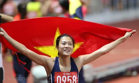 Vận động viên điền kinh Lê Tú Chinh phẫu thuật gối sau khi rút khỏi SEA Games 31