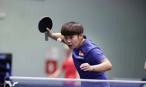 Đội tuyển bóng bàn Singapore thiếu vận động viên chủ lực Lin Ye tại SEA Games 31