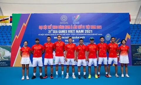 Lý Hoàng Nam đã hội quân cùng đội tuyển quần vợt Việt Nam dự SEA Games 31