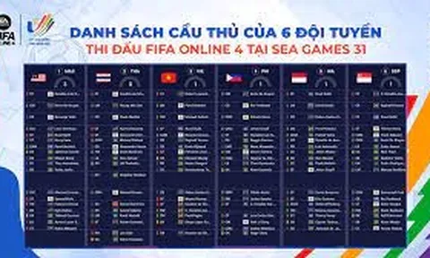 Hoàn thiện đội tuyển FIFA Online 4 Việt Nam tham dự SEA Games 31