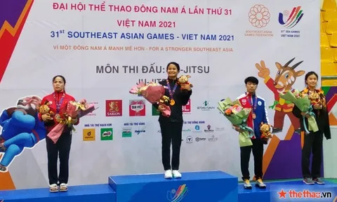 Ju-jitsu Việt Nam giành 1 bạc, 2 đồng trong ngày đầu thi đấu tại SEA Games 31