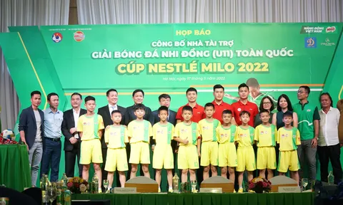 46 đội tranh tài tại giải Bóng đá nhi đồng toàn quốc 2022