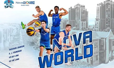 Đội NovaWorld Phan Thiet thành công ngay lần đầu dự VBA 3x3