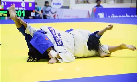Đội tuyển Judo Việt Nam giữ vị trí nhất toàn đoàn với 9 huy chương vàng