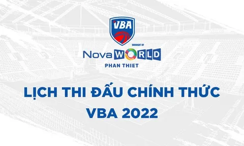 VBA công bố Lịch thi đấu VBA 5x5 năm 2022