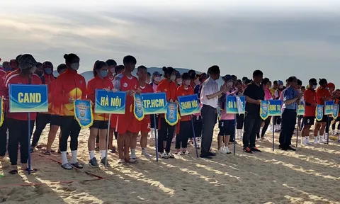Khởi tranh giải vô địch Cầu mây bãi biển toàn quốc 2022