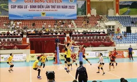 Khai mạc giải Bóng chuyền Cúp Hoa Lư - Bình Điền năm 2022