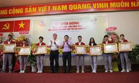 Trung tâm Huấn luyện Thể thao Quốc gia thành phố Hồ Chí Minh tuyên dương huấn luyện viên, vận động viên thành tích xuất sắc tại SEA Games 31