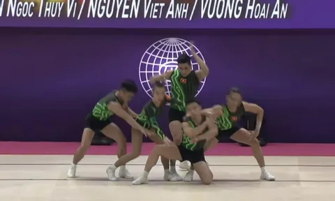 Đội tuyển Aerobic Việt Nam giành huy chương vàng thế giới lần đầu tiên trong lịch sử