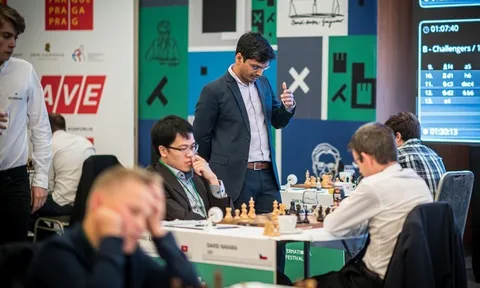 Đại kiện tướng Lê Quang Liêm giành ngôi á quân Siêu giải cờ Vua Prague Chess 2022