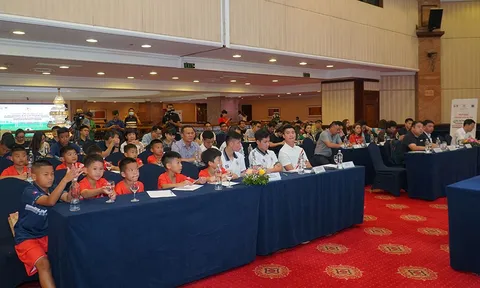 16 đội bóng tham dự giải Bóng đá U9 toàn quốc Toyota Cup 2022