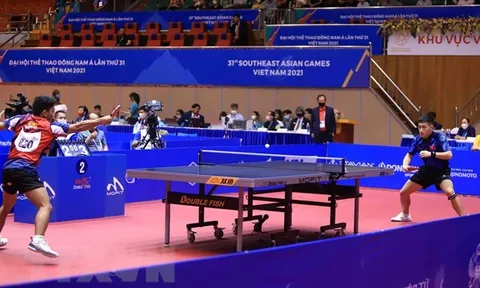 Việt Nam sớm bị loại khỏi nội dung đồng đội tại giải Bóng bàn Đông Nam Á 2022