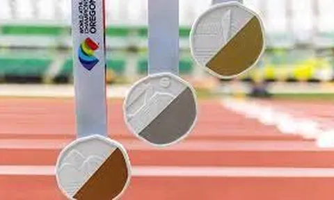 Công bố bộ huy chương của giải Điền kinh thế giới 2022