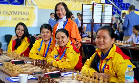 Đội tuyển cờ Vua nữ Việt Nam tham dự Olympiad 2022