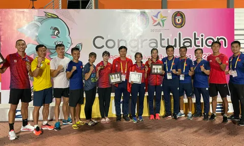 Điền kinh Việt Nam giành 4 huy chương vàng tại Đại hội Thể thao Sinh viên Đông Nam Á 2022